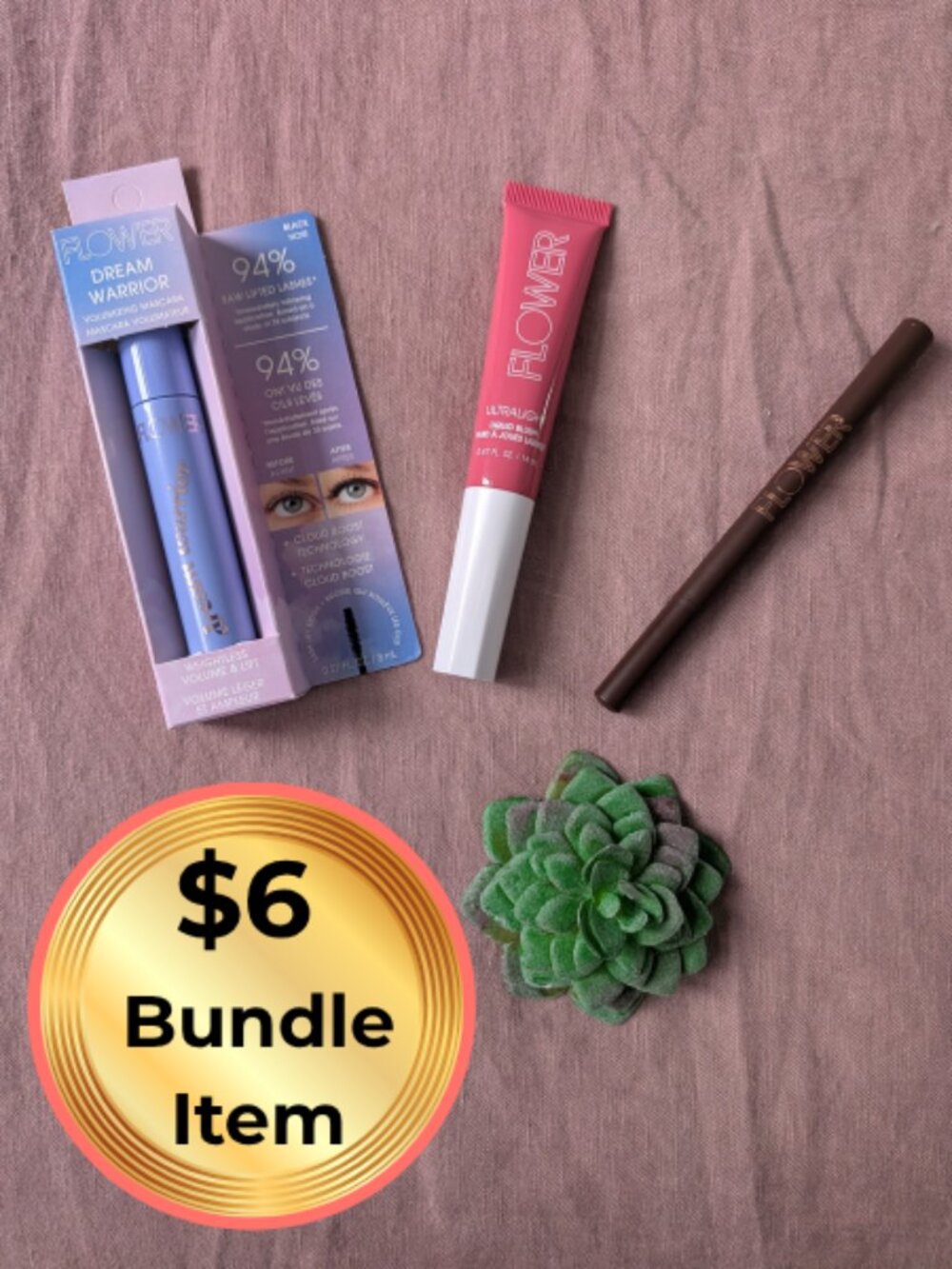 🔥 ADD TO ANY BUNDLE FOR JUST $6!! FLOWER Mascara, Blush, or Liquid Eyeliner